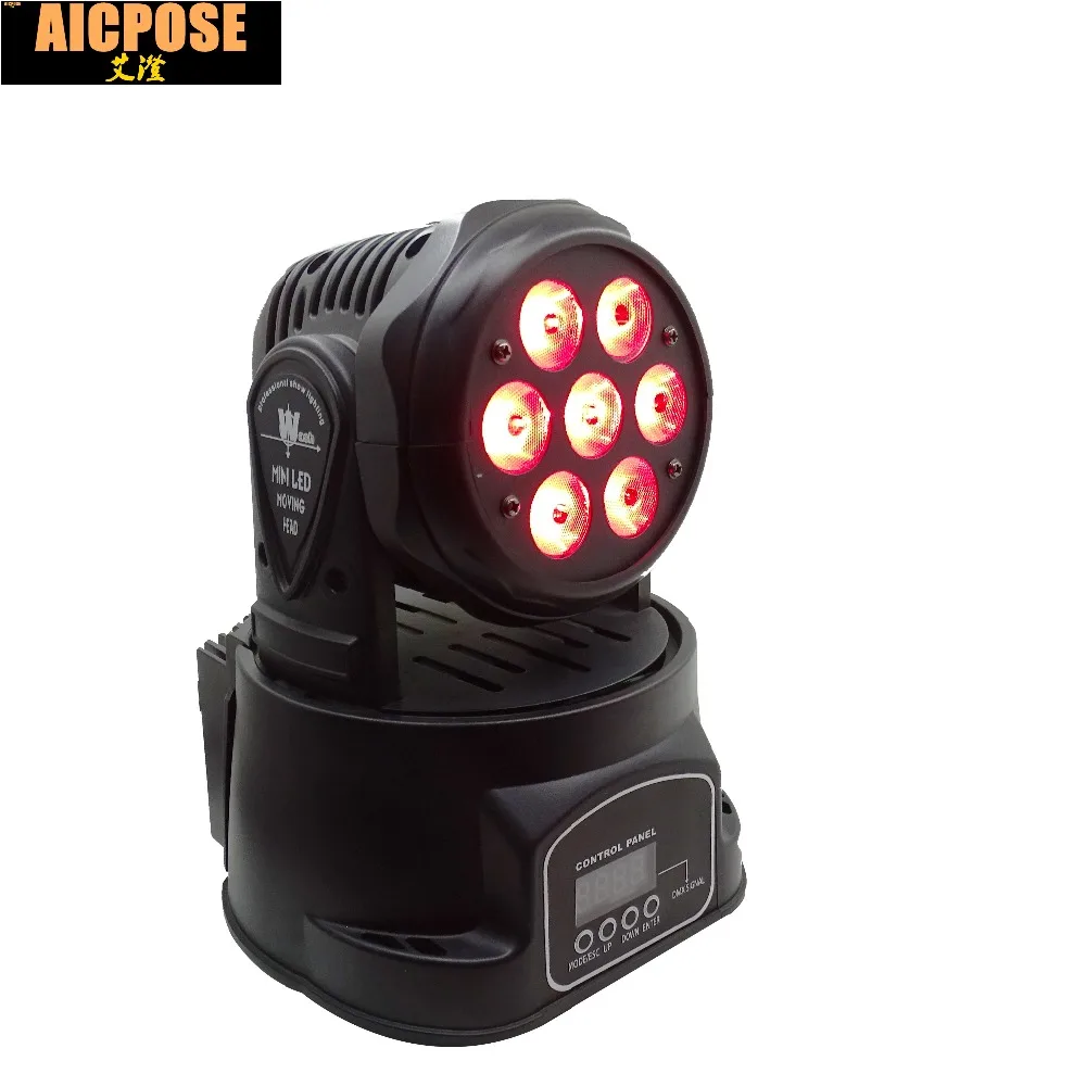 4 шт./лот 7x12 Вт RGBW quad mini led wash движущаяся головка светодиодный сцсветильник свет s