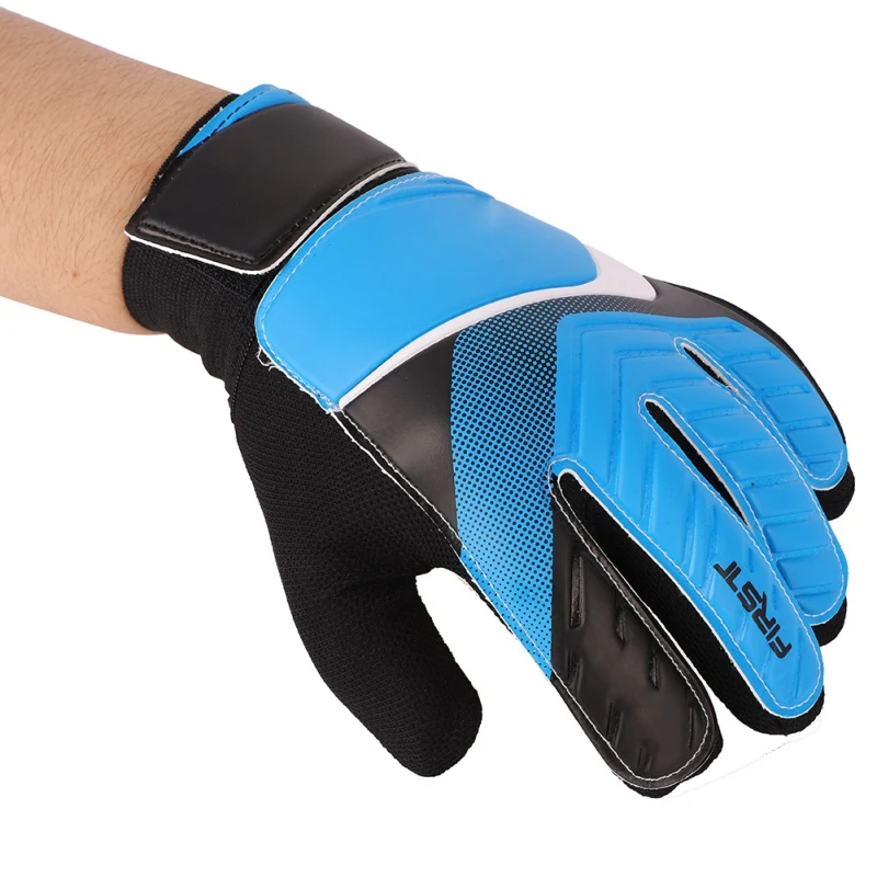 Новые детские противоскользящие перчатки для вратаря из нескользящего материала, прочные тонкие детские спортивные футбольные перчатки