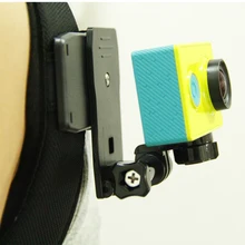 bag Clip Mount Kit Fast Release 360 Rotating Clip Clamp Mount With Tripod Adapter Mount For Xiaomi yi Xiao Yi action cam