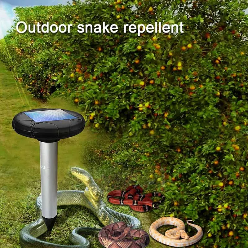 

Hot Solar Powered Mouse Rat Repeller Ultar Sonic For Outdoor Ground Rodent Mole Mice XJS789