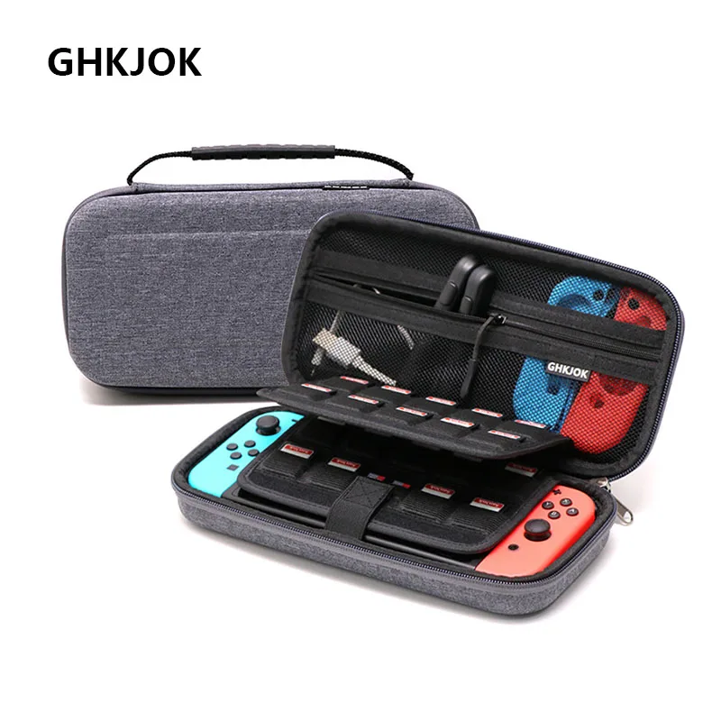 

Portable Hard Shell Zip Cases for Nintend Switch EVA Protective Carrying Storage Bags for NS Console Accessories game cards