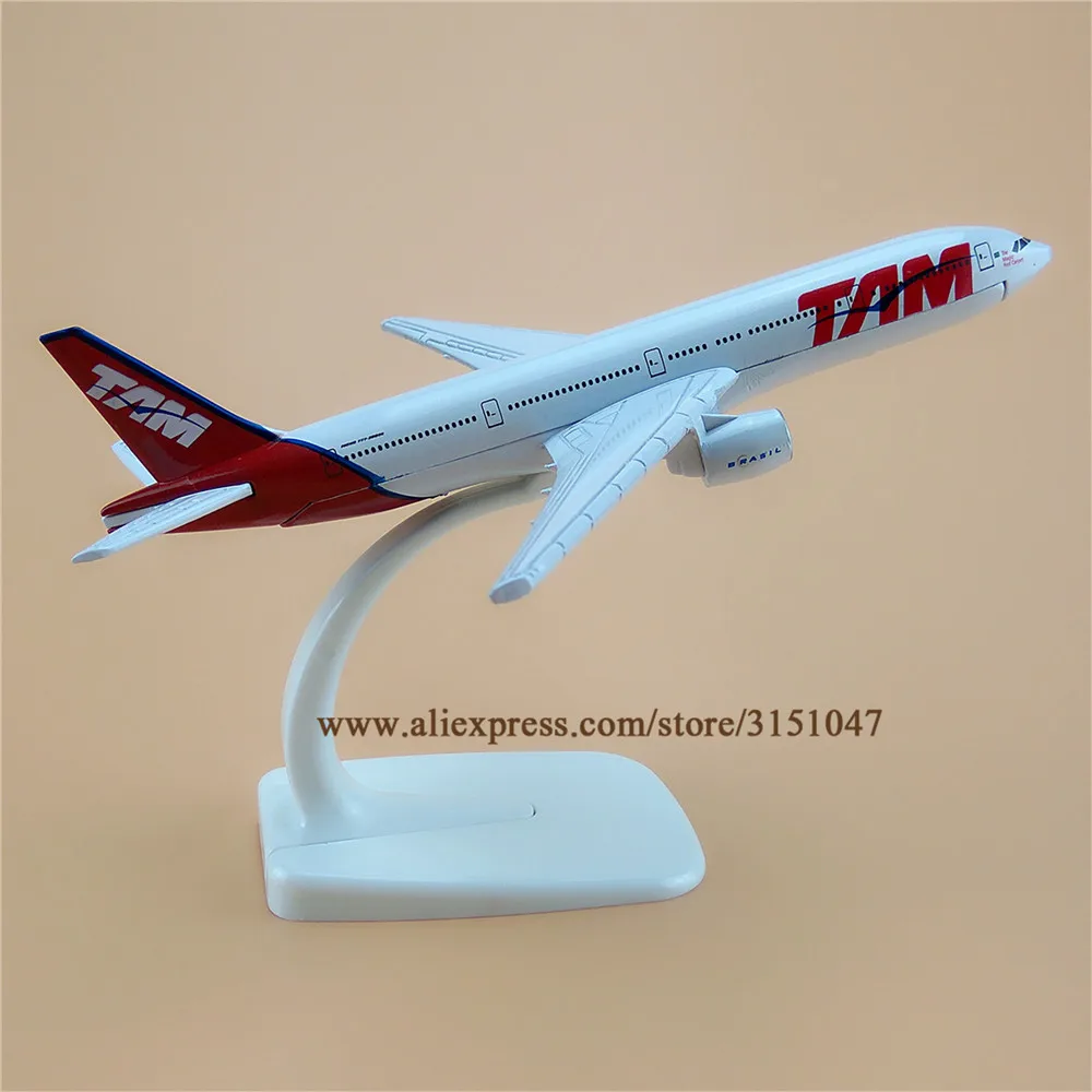 Сплав металла воздушный Бразилия там B777 Airlines модель самолета Boeing 777 Airways Модель