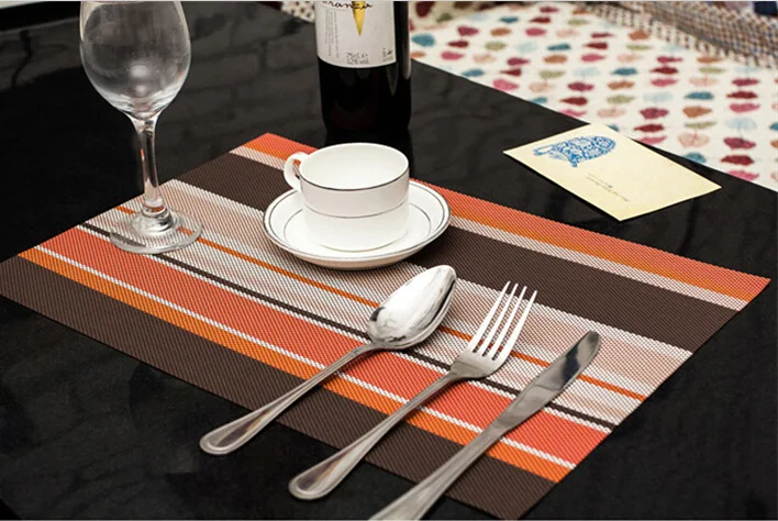 5 цветов, обеденный стол, коврик для кухни, принадлежности, силиконовый ПВХ коврик для стола, водонепроницаемый теплоизоляционный коврик