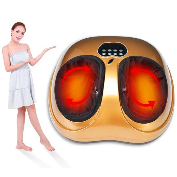 2017 New Massager Foot Shiatsu Massage Square Heated Electric Foot