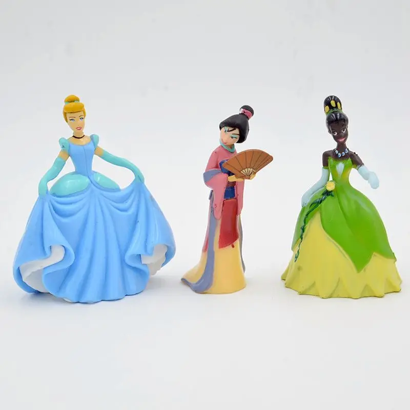 Игрушки Disney детские игрушки милые Мультяшные принцессы зимние белые ПВХ фигурки