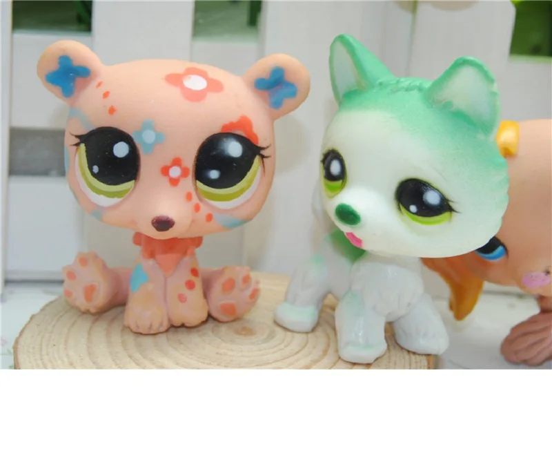 24pcs/set Littlest Pet Shop Rare Hasbro LPS Cute Animal Toys Kids Xmas Gift Top 