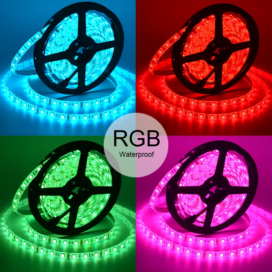 Светодиодная лента 5050 DC12V RGB RGBW гибкая светодиодная лента светильник 5 м/лот 60 Светодиодный s/m Одноцветный RGB RGBW для украшения дома 5050 лента