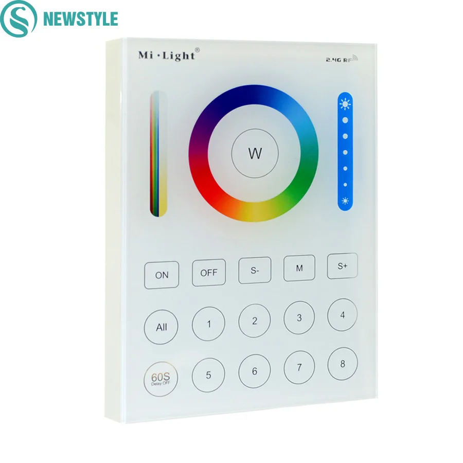Mi light 8Zone LED Remote Controller Smart Touch Panel Remote For 5 in ...
