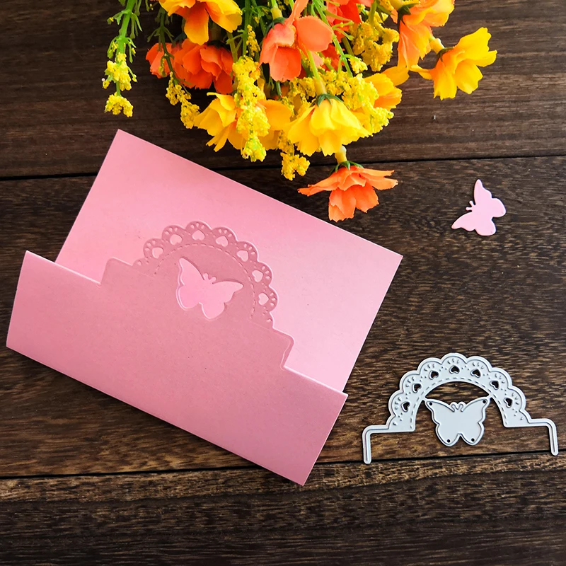 

Butterfly Cover Metal Cutting Dies for Scrapbooking DIY Album Embossing Folder Paper Card Maker Template Decor Stencils Dies