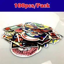100 шт/партия не повторять ПВХ водонепроницаемые забавные стикерные игрушки багажные сумки с наклейками украшения ноутбука стикеры s