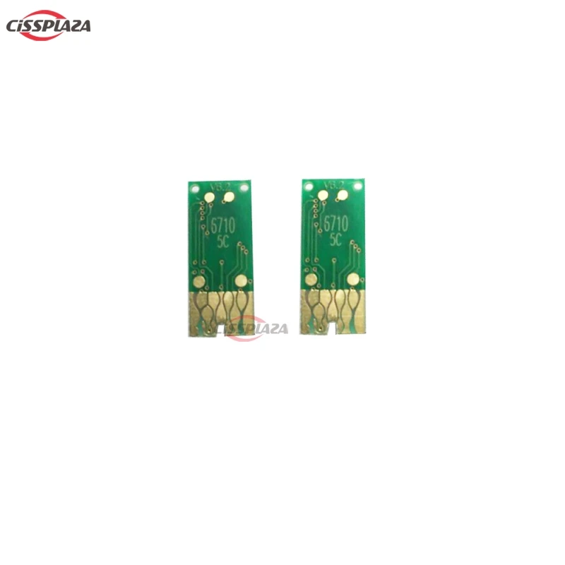 

CISSPLAZA 2x T6710 Waste tank chip compatible for Epson WorkForce Pro WP-M4095 WP-M4015 DN Pro WP-4025 DW WP-4535 DWF WP-M4525