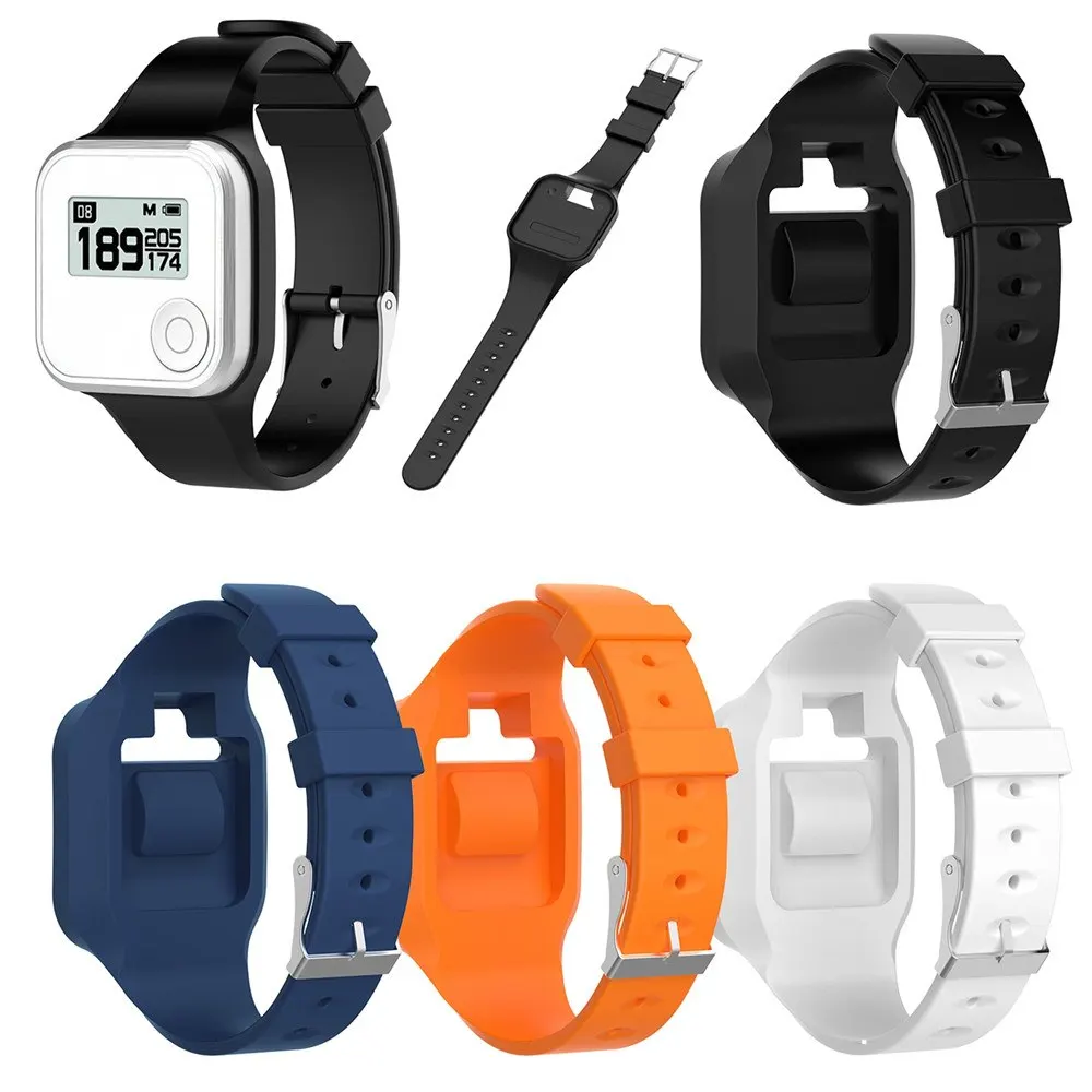 Silicone Wristband Strap Holder For Golf Buddy Voice/ Voice 2 GPS Talking Audio Distance Rangefinder Sports Watch Band Bracelet