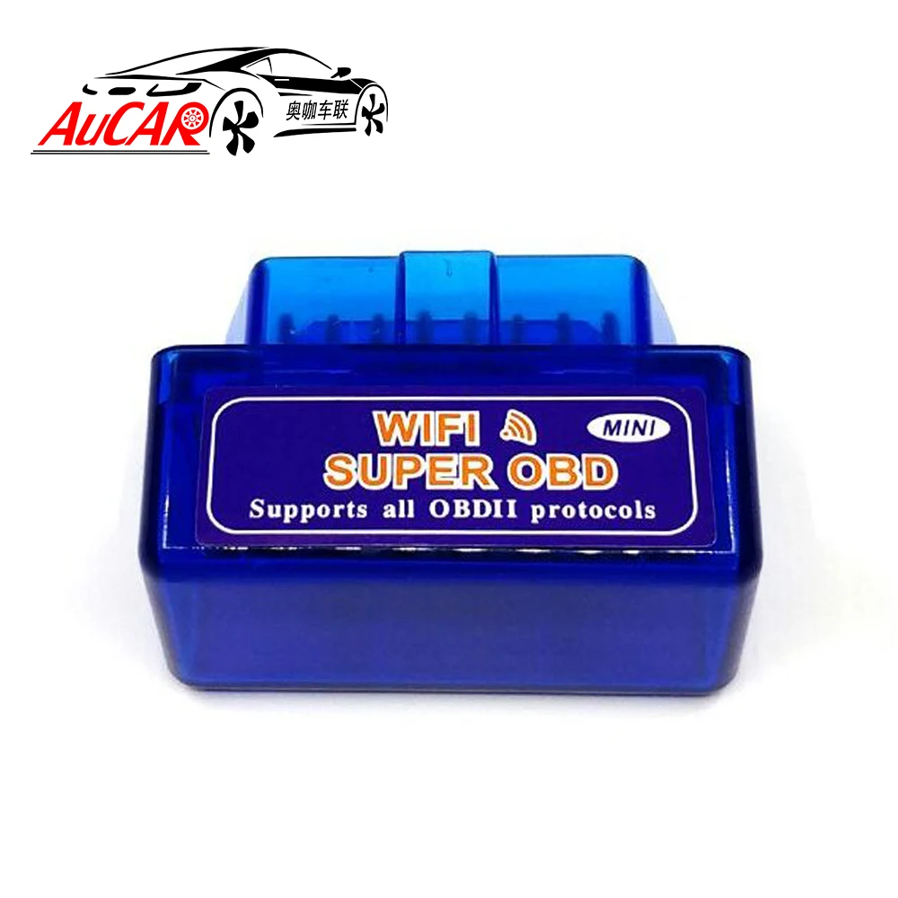 AuCAR Mini elm327 Wifi OBD2 OBDII адаптер ELM 327 Obd 2 автоматический сканер кода для IOS Iphone elm327 V1.5 автомобильный диагностический инструмент