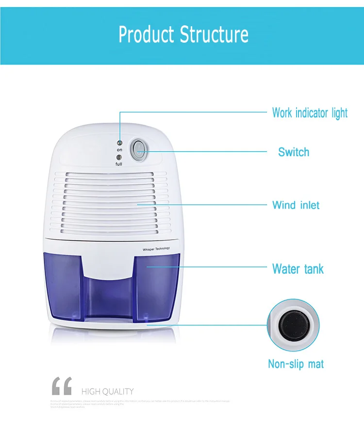 DMWD мини осушитель, бытовой поглотитель влаги, тихий подвал, осушитель, сушилка для одежды, поглотитель влаги 100 V-240 V