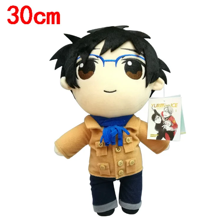 YURI! Мягкие игрушки на льду Yuri on ICE плюшевые Katsuki Yuuri Pulisetty Victor Nikiforov Мягкая кукла 30 см