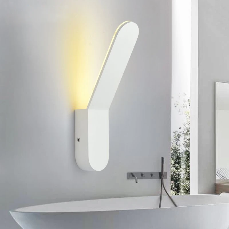 

wall lamps indoor Modern Bedroom Beside Wall Light Living Room Stairway Lighting Decoration Fixtures white black painted dero
