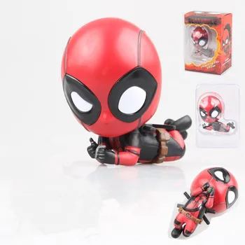 

Marvel DeadPool Cute Bubble Head Lying Ver. PVC Figure Model Toys