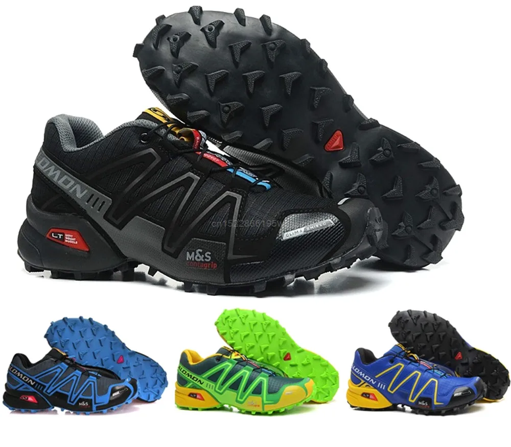 

Salomon Speed Cross 3 CS Men Running Shoes Cross-country Zapatillas Hombre Brand Sneakers Male Athletic Sport Shoes Speedcross 3