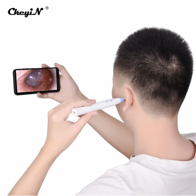 Wi-Fi ушной эндоскоп USB визуальный Earpick HD визуальная Ушная Чистящая ложка для ушей забота о здоровье Очищающая медицинская Ушная Инспекционная камера 31