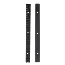 25 слотов и 257 мм длина 20 мм Крепление Пикатинни рельс из алюминиевого сплава для охотничьего прицела и крепления фонарика