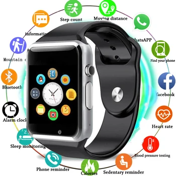 

NEW a1 smartwatch watch reloj inteligente relogio Tracker Monitor Blood watches montre smart gps akilli saatler relogios android
