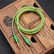 Медь RCA татуировки Клип шнур 8 цветов Профессиональный 1.8 м резиновая силиконовые Клип шнур для татуировки Питание