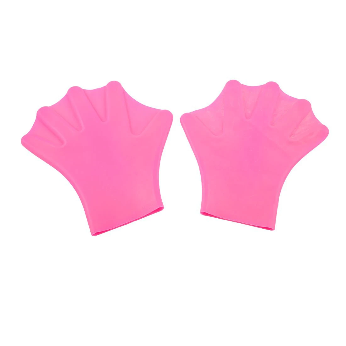 New Sale Hot Pink Silicone Swim Training Accessories Webbed font b Gloves b font Paddles 2pcs