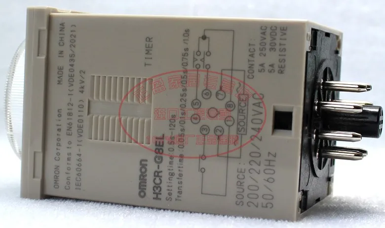 

Original authentic Omron (Shanghai) OMRON star triangle time relay H3CR-G8EL AC220V