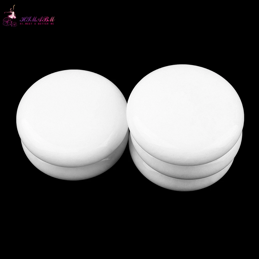 HIMABM 5 Pieces White jade SPA Hot Stone Massage Basalt Rocks Basalt Stone Oval Shape New Mini set Cold Lava Natural 8*8cm HIMABM 5 Pieces White jade SPA Hot Stone Massage Basalt Rocks Basalt Stone Oval Shape New Mini set Cold Lava Natural 8*8cm