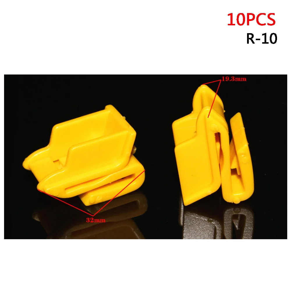 CNIKESIN 10PCS Auto Mudguard Clips for Nissan X Trail Qashqai Teana