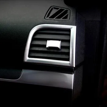 

For Ford Explorer 2016-2018 2PCS ABS Chrome Car Conditioning Vent Outlet Decorative Frame Cover Trim Car Styling Accessories