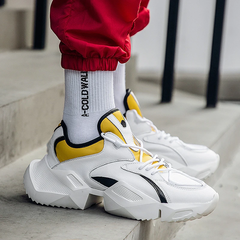 Calzado de hip hop 2019 Casual hombres chunky Sneakers Japón moda zapatilla zapatos plataforma Deportivas Hombre|Mocasines| - AliExpress