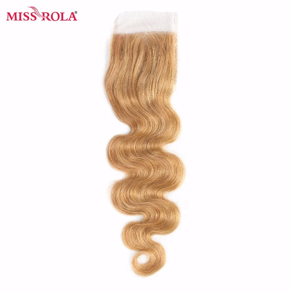 Miss Rola Hair Pre-colord Malaysian Body Wave Hair Weaving 3 Bundles With Closure #27 Color 100% Human Non-Remy Hair Extensions Miss Rola Hair Pre-colord Malaysian Body Wave Hair Weaving 3 Bundles With Closure #27 Color 100% Human Non-Remy Hair Extensions