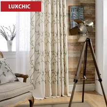 Rustic Floral Herb Printed Linen Curtains for Living Room Bedroom Kitchen Elegant Window Curtains Drapes Fabric Custom Made