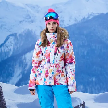 

New Style Women Skiing Suits Ski Jackets Winter Waterproof Sport Snow Girls Snowboard good quality Free Shipping