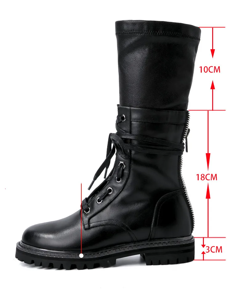 PXELENA/дизайнерские ботинки знаменитостей из натуральной кожи в стиле милитари; Женские ботинки в стиле ретро на низком каблуке; ботинки в байкерском стиле