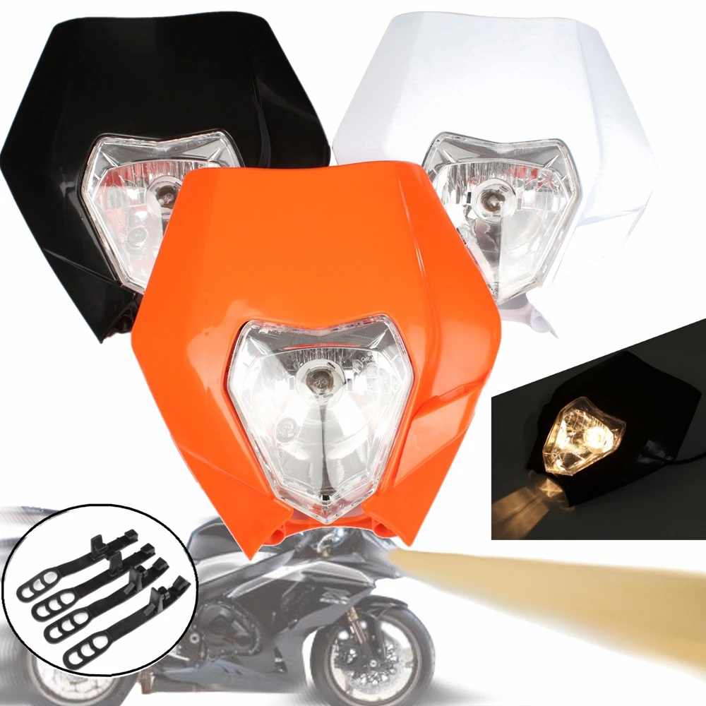 Motorcycle Headlamp Headlight For Enduro Motocross Dirt Bike EXC SX SXF