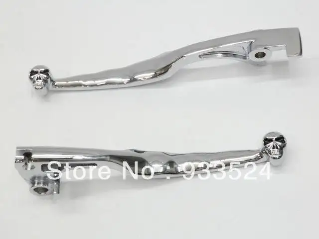 

Motorcycle Accessories Parts 1 Pair Chrome Skull Levers For Suzuki Marauder Volusia Boulevard C50 M50 VS VZ 800 1997-2006