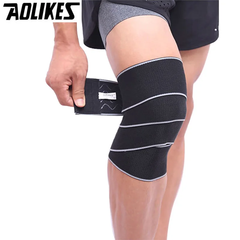 Buy 150*8CM Ultra thin Weight Lifting Elastic Knee
