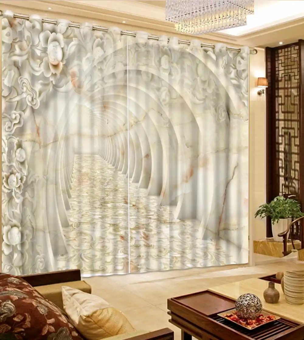 europäischen marmor blume design vorhang verlängern raum vorhänge für  wohnzimmer neue ankunft sheer küche vorhänge