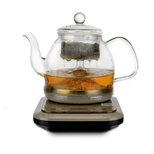 Интеллектуальная Паровая чайная кружка для взбивания полностью автоматическая машина для заваривания стекла спрей черный чайник