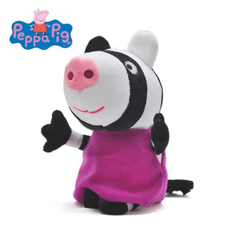 

1pc Genuine Peppa Pig Zoe Zebra (Peppa Pig, My Friend) Plush toys size 19cm