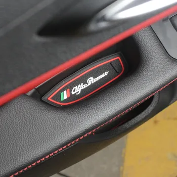 

12Pcs Car Styling Door Groove Mat Pad Latex Anti-Slip Cushion For Alfa Romeo Giulia Internal Dedicated Accessiors