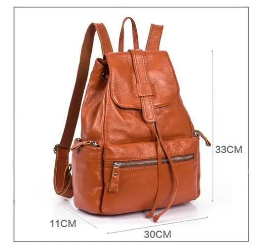 Рюкзак из натуральной кожи женские дизайнерские сумки высококачественные на