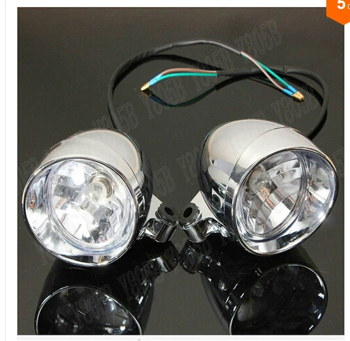 

Chrome Spot Light Fog Light Head Light For Suzuki Boulevard C50 Volusia 800 C90 M109R C109 Marauder 800 M50 Intruder LC1500