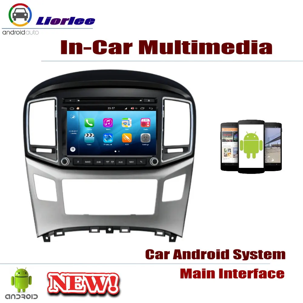 Top Car Android System RockChip PX5 1080P IPS LCD Screen For Hyundai H100 2016~2019 DVD Player GPS Navigation 1