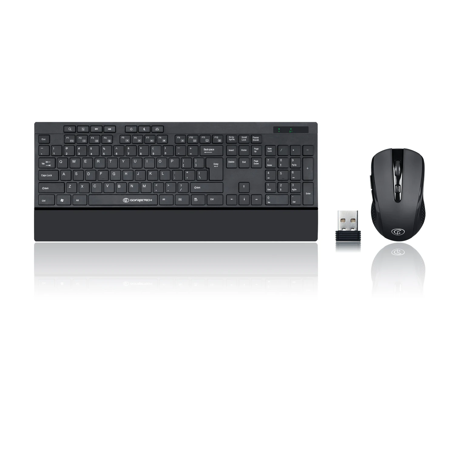 

Bluetooth Keyboard Mouse Combo Wireless Optical Chocolate Keycap Set 5DPI for PC Computer Laptop Gofreetech