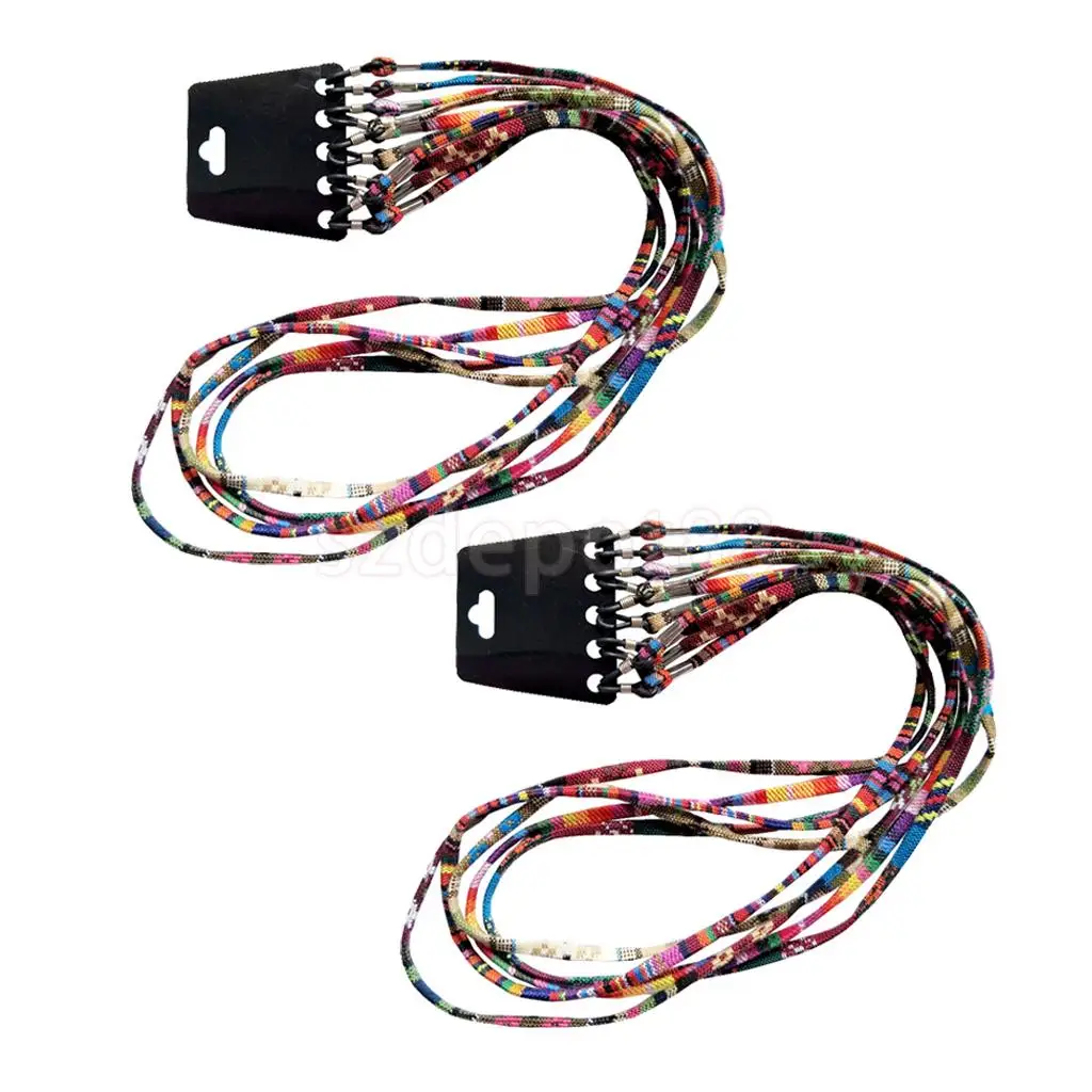 

10PCS Ethnic Bohemian Sunglasses Neck Cord Eyeglasses String Lanyard Holder