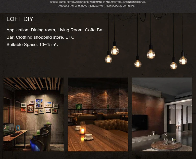 DIY Creative Spider Lamp led Pendant Chandelier Lights-application-4