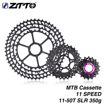 

bike ZTTO MTB 11 Speed SLR Cassette 11-50T 11s Wide Ratio UltraLight 360g CNC Freewheel Mountain Bike Bicycle Parts For X 1 9000